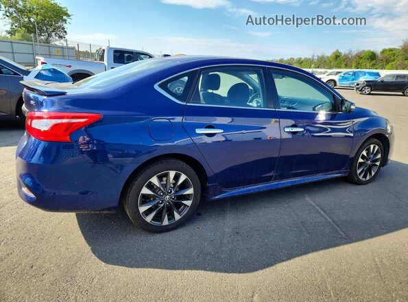 3N1AB7AP6HY262872 2017 NISSAN SENTRA Синий Задняя правая четверть