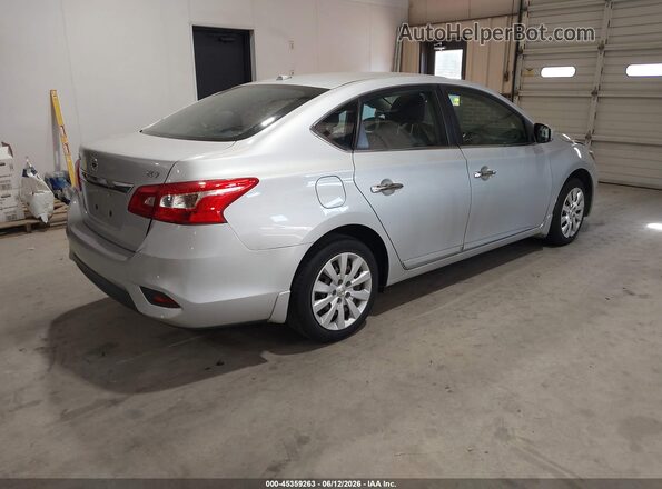 3N1AB7AP6HY276688 2017 NISSAN SENTRA Серый Задняя правая четверть