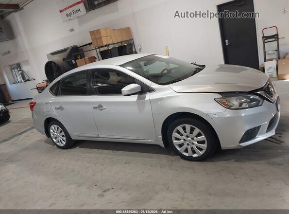 3N1AB7AP6HY276688 2017 NISSAN SENTRA Серый Вид щитка приборов