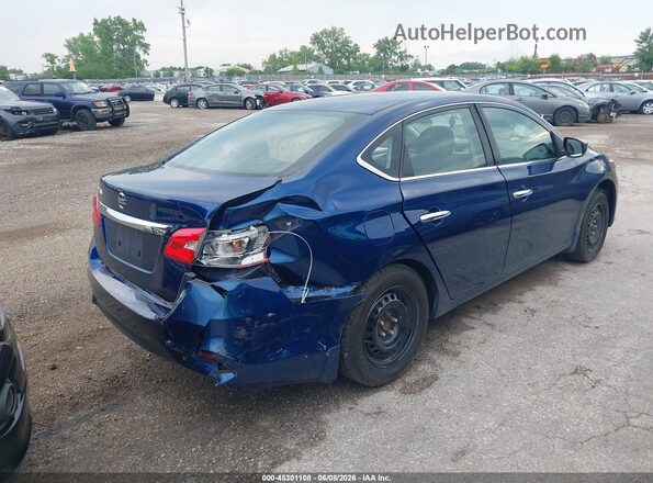 3N1AB7AP6HY313612 2017 NISSAN SENTRA Blue Tył prawy