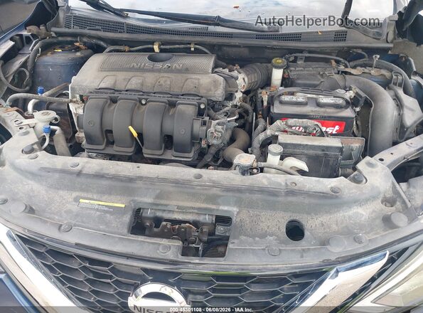 3N1AB7AP6HY313612 2017 NISSAN SENTRA Blue Widok z tyłu