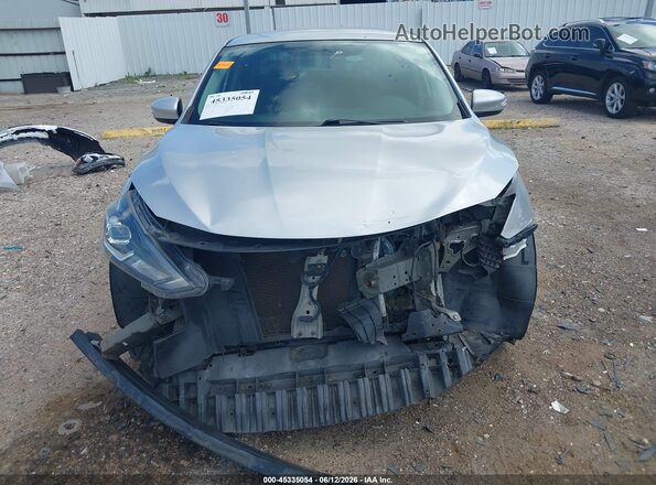 3N1AB7AP6HY361658 2017 NISSAN SENTRA Silver უკანა სალონის ხედი