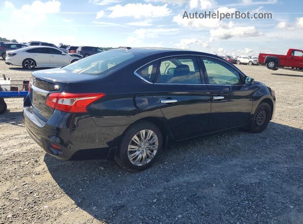 3N1AB7AP6HY370893 2017 NISSAN SENTRA Black Trasero derecho