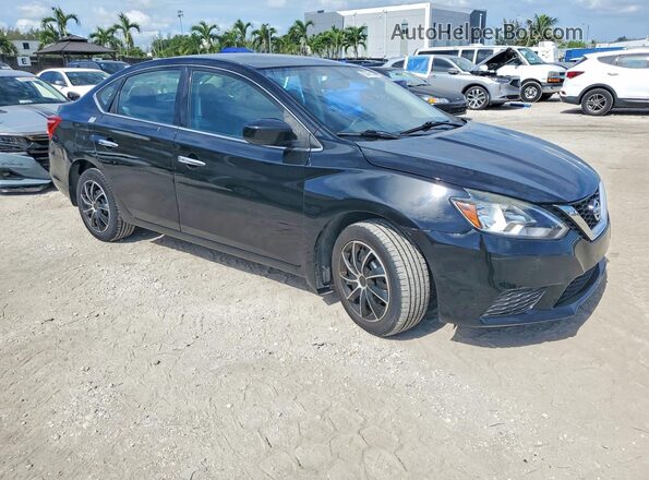 3N1AB7AP6HY375043 2017 NISSAN SENTRA Black 