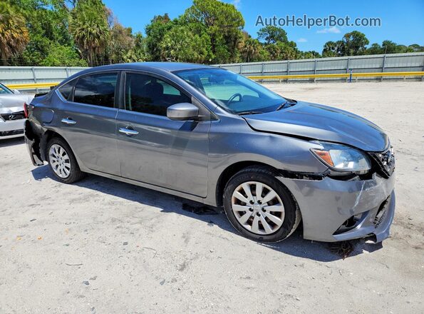 3N1AB7AP6HY390464 2017 NISSAN SENTRA Gray 