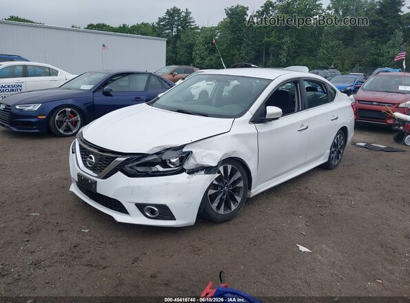 3N1AB7AP6HY405979 2017 NISSAN SENTRA White წინა მარცხენა ხედი სამი მეოთხედიდან