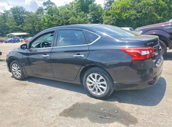 3N1AB7AP6JL640014 2018 NISSAN SENTRA Black Задня ліва чверть