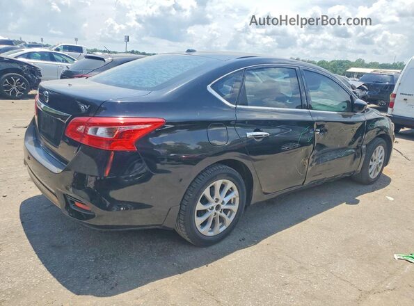 3N1AB7AP6JL640014 2018 NISSAN SENTRA Black Задня права чверть