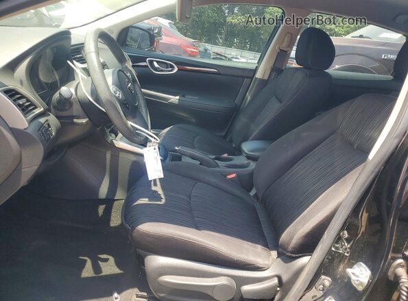3N1AB7AP6JL640014 2018 NISSAN SENTRA Black Вид салону спереду