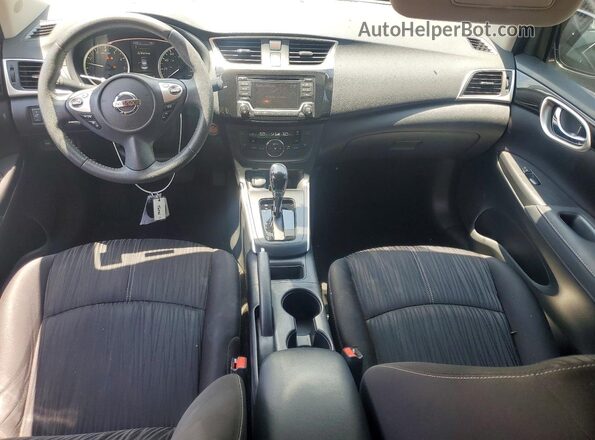 3N1AB7AP6JL640014 2018 NISSAN SENTRA Black Вид панелі приладів