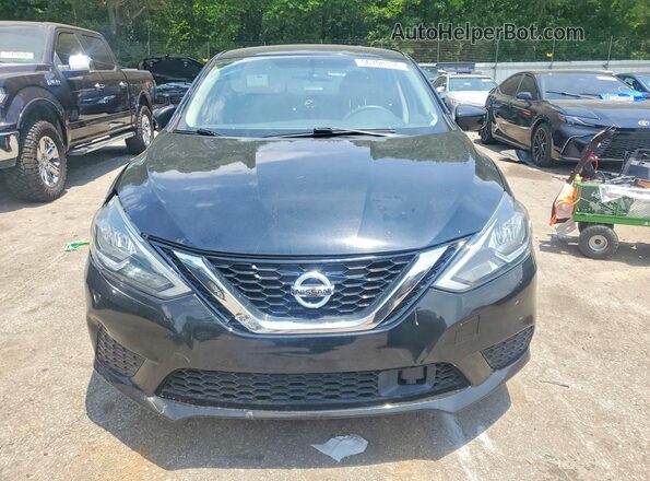 3N1AB7AP6JL640014 2018 NISSAN SENTRA Black Вид спереду