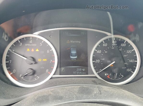 3N1AB7AP6JY210471 2018 NISSAN SENTRA Black Vista del cuadro de instrumentos