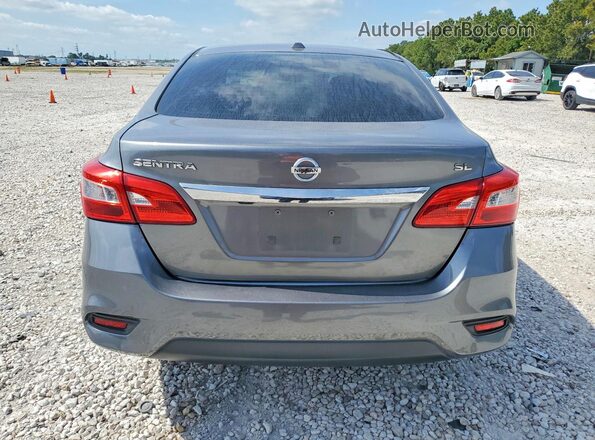 3N1AB7AP6JY217422 2018 NISSAN SENTRA Серый Вид сзади