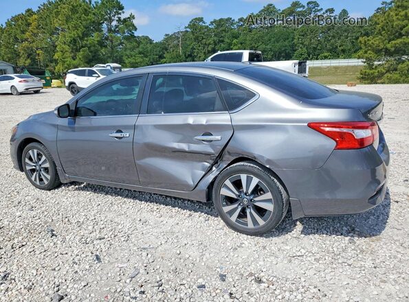 3N1AB7AP6JY217422 2018 NISSAN SENTRA Серый Задняя левая четверть
