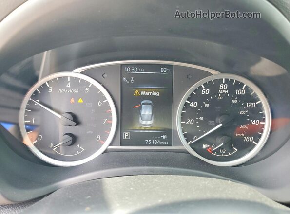 3N1AB7AP6JY217422 2018 NISSAN SENTRA Серый Вид щитка приборов