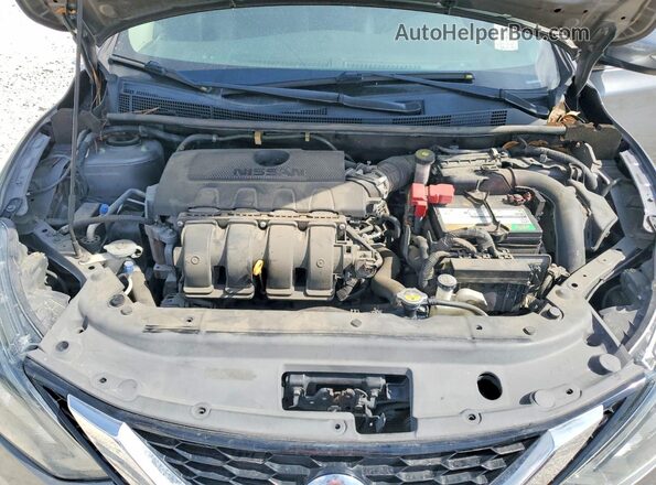 3N1AB7AP6JY217422 2018 NISSAN SENTRA Серый Вид задней части салона