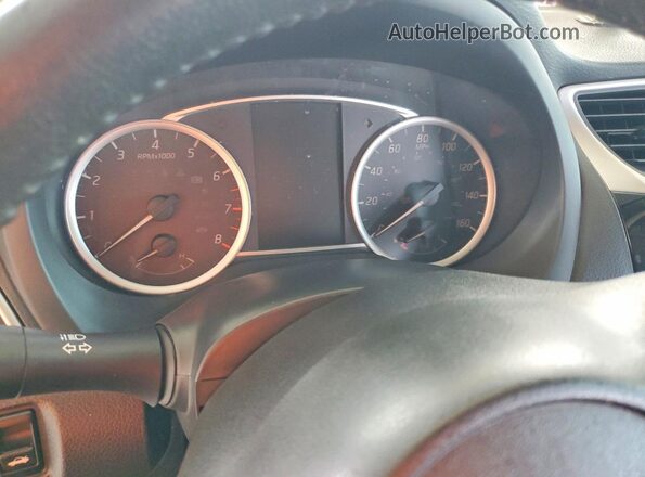 3N1AB7AP6JY217632 2018 NISSAN SENTRA Красный Вид щитка приборов