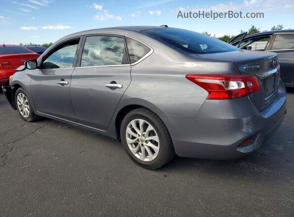3N1AB7AP6JY242613 2018 NISSAN SENTRA Gray უკანა მარცხენა