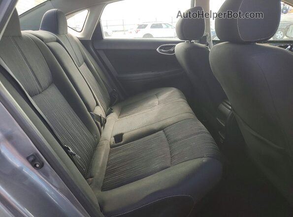 3N1AB7AP6JY242613 2018 NISSAN SENTRA Gray უკანა სავარძლების ხედი