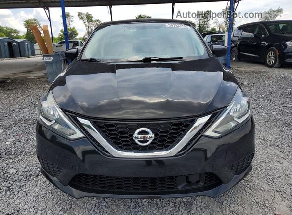 3N1AB7AP6JY243230 2018 NISSAN SENTRA Black Դիմացի տեսք