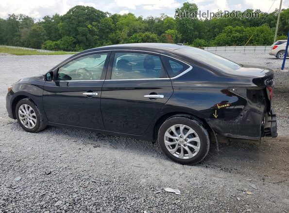 3N1AB7AP6JY243230 2018 NISSAN SENTRA Black Հետևի ձախ