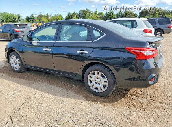 3N1AB7AP6JY251697 2018 NISSAN SENTRA Black უკანა მარცხენა