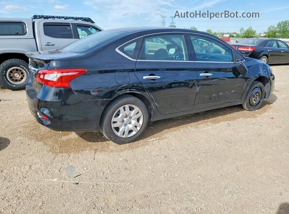 3N1AB7AP6JY251697 2018 NISSAN SENTRA Black უკანა მარჯვენა