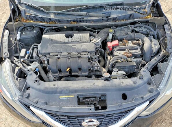 3N1AB7AP6JY251697 2018 NISSAN SENTRA Black უკანა სალონის ხედი