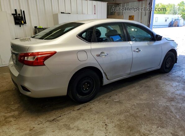 3N1AB7AP6JY283310 2018 NISSAN SENTRA Silver Tył prawy