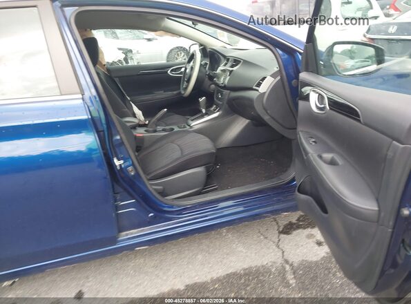 3N1AB7AP6JY292654 2018 NISSAN SENTRA Blue Widok wnętrza z przodu
