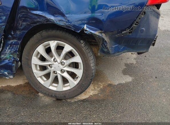 3N1AB7AP6JY292654 2018 NISSAN SENTRA Blue Widok z przodu