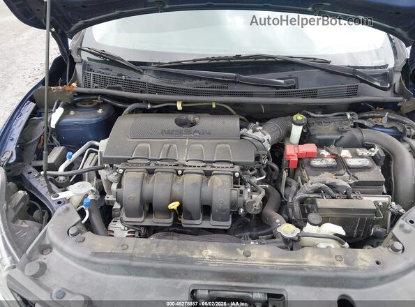3N1AB7AP6JY292654 2018 NISSAN SENTRA Blue Widok z tyłu