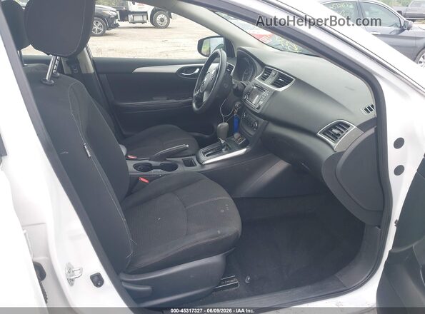 3N1AB7AP6JY302728 2018 NISSAN SENTRA White Widok wnętrza z przodu