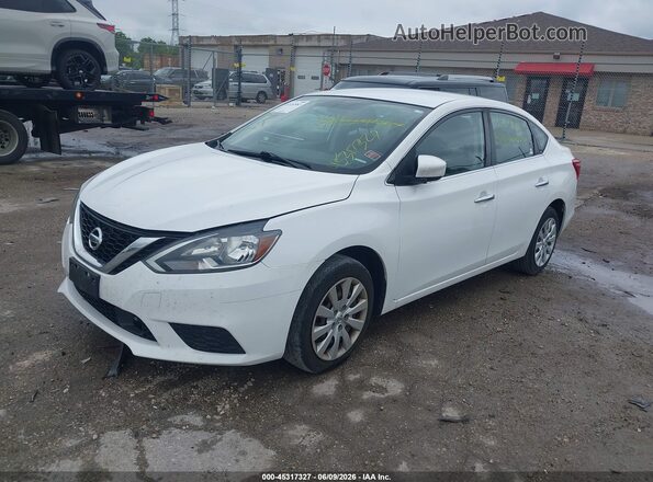 3N1AB7AP6JY302728 2018 NISSAN SENTRA White Przód lewy