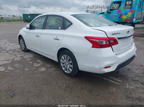 3N1AB7AP6JY302728 2018 NISSAN SENTRA White Tył lewy