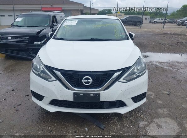 3N1AB7AP6JY302728 2018 NISSAN SENTRA White Widok zestawu wskaźników