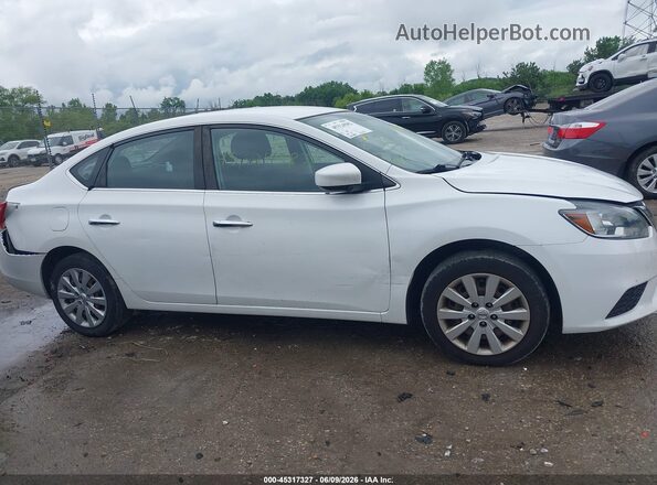 3N1AB7AP6JY302728 2018 NISSAN SENTRA White Widok wnętrza z tyłu