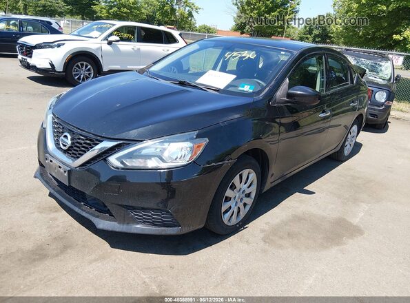 3N1AB7AP6JY307766 2018 NISSAN SENTRA Black Przód lewy