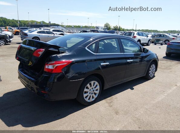 3N1AB7AP6JY307766 2018 NISSAN SENTRA Black Tył prawy