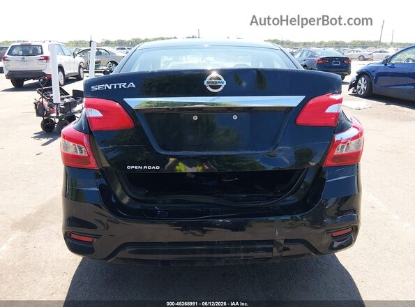 3N1AB7AP6JY307766 2018 NISSAN SENTRA Black Widok z przodu
