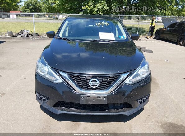 3N1AB7AP6JY307766 2018 NISSAN SENTRA Black Widok zestawu wskaźników