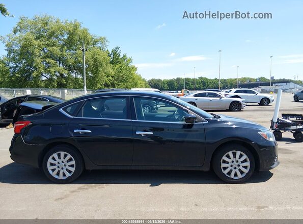 3N1AB7AP6JY307766 2018 NISSAN SENTRA Black Widok wnętrza z tyłu