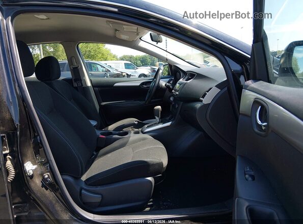 3N1AB7AP6JY307766 2018 NISSAN SENTRA Black Widok wnętrza z przodu