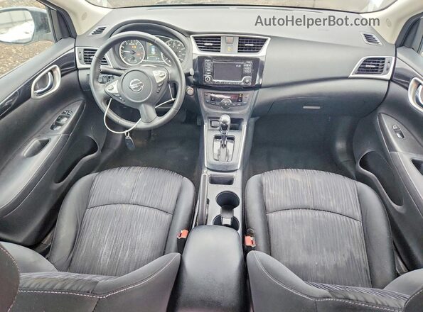3N1AB7AP6JY319139 2018 NISSAN SENTRA White Առջևի վահանակի տեսք