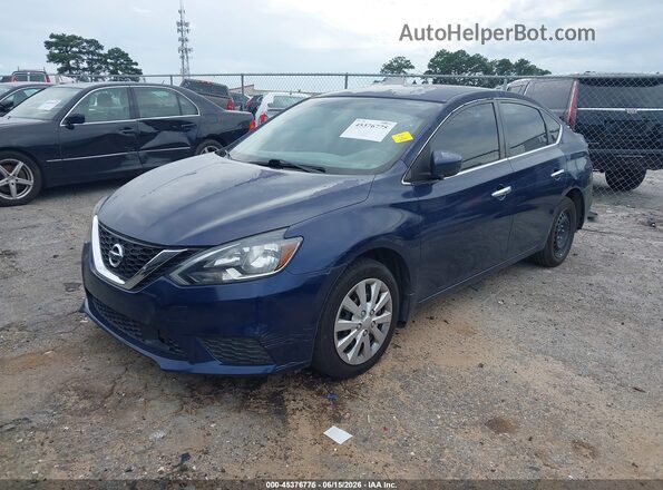 3N1AB7AP6JY330917 2018 NISSAN SENTRA Blue Vista tres cuartos delantera izquierda
