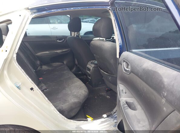 3N1AB7AP6JY330917 2018 NISSAN SENTRA Blue Vista de la etiqueta del VIN