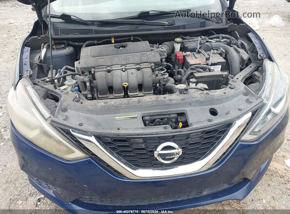 3N1AB7AP6JY330917 2018 NISSAN SENTRA Blue Vista trasera