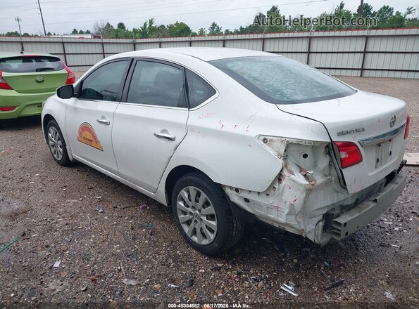 3N1AB7AP6JY333462 2018 NISSAN SENTRA White Tył lewy