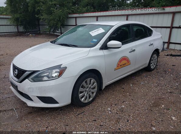 3N1AB7AP6JY333462 2018 NISSAN SENTRA White Przód lewy
