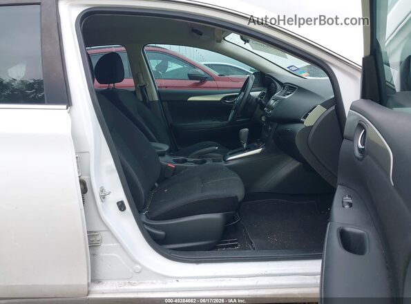 3N1AB7AP6JY333462 2018 NISSAN SENTRA White Widok wnętrza z przodu